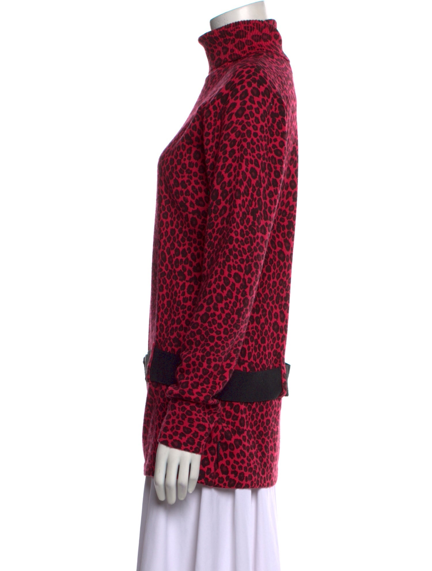 Obermeyer Wool Animal Print Sweater