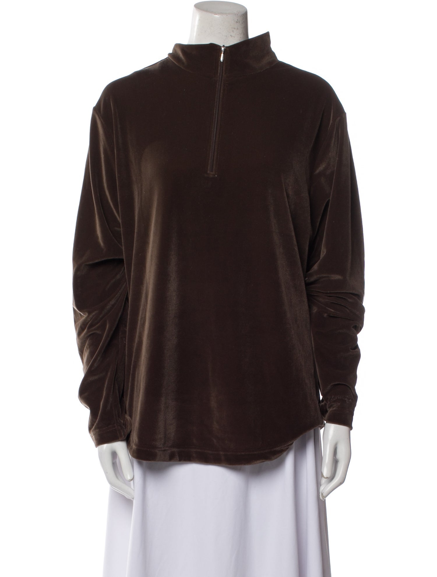 Obermeyer Velour Mock Neck Sweatshirt