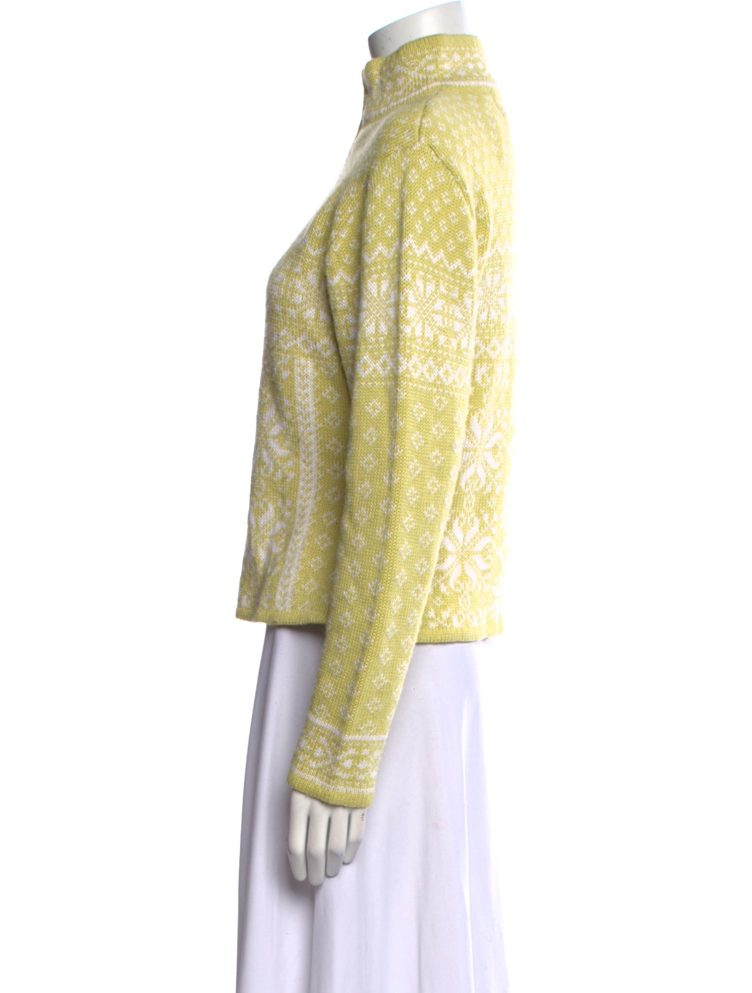 Obermeyer Patterned Mock Neck Sweater