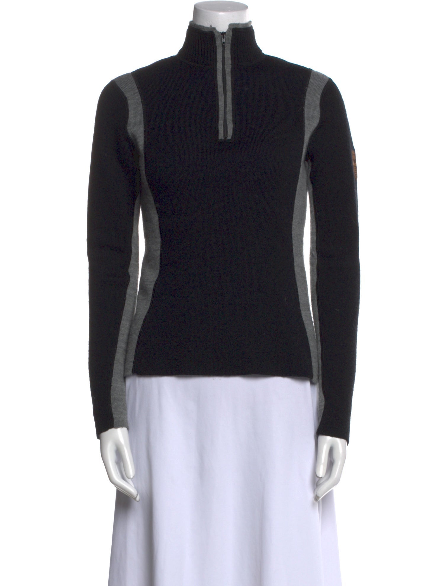 Obermeyer Merino Wool Mock Neck Sweater