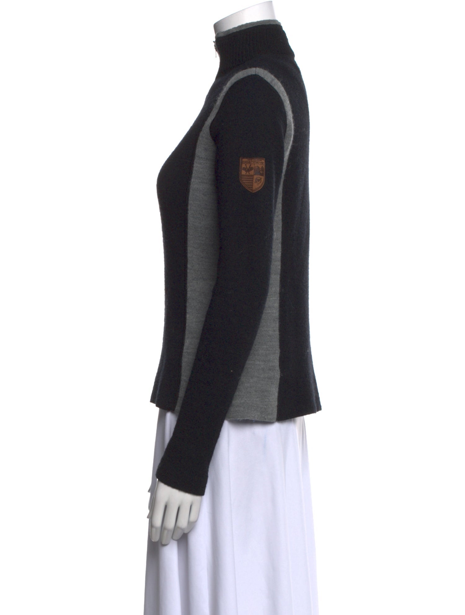 Obermeyer Merino Wool Mock Neck Sweater