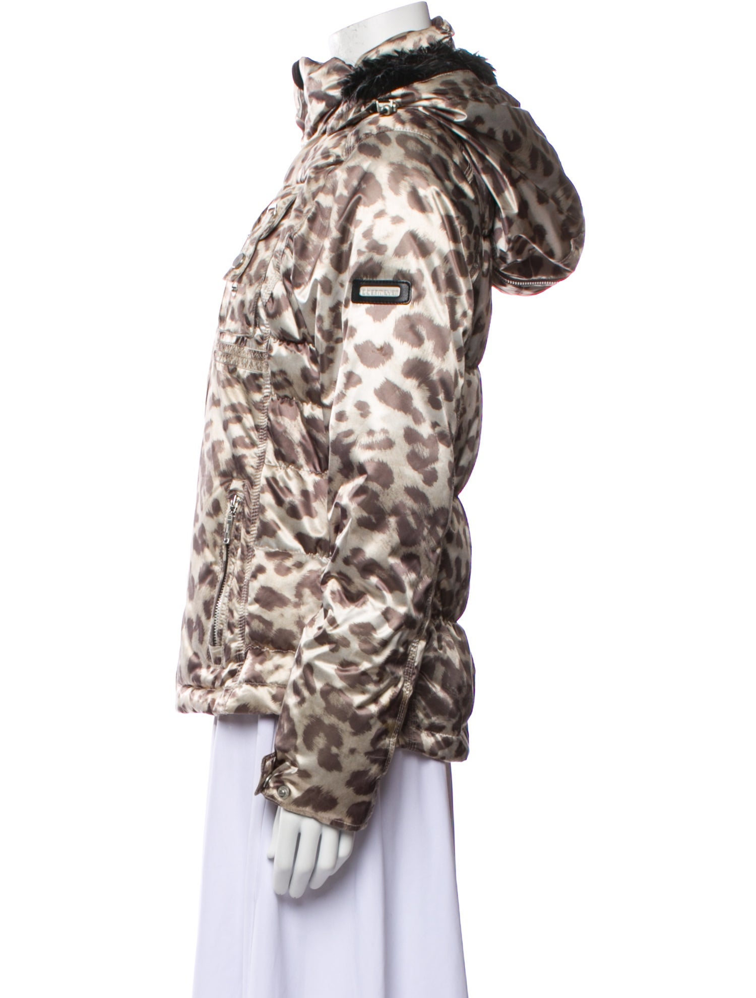 Obermeyer Animal Print Faux Fur Jacket