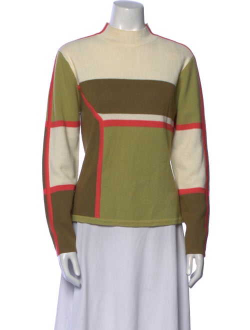 Obermeyer Striped Mock Neck Sweater