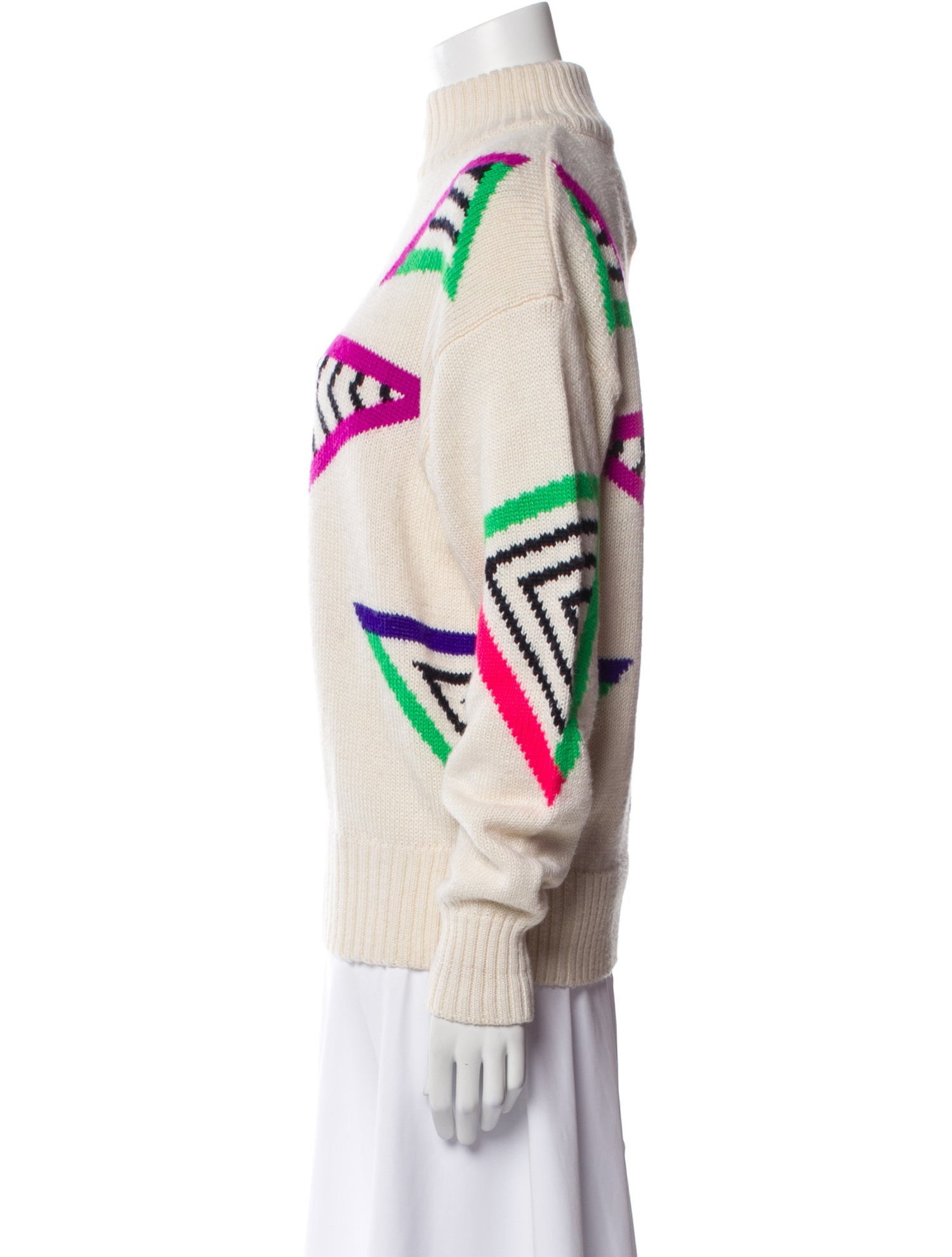 Obermeyer Printed Mock Neck Sweater