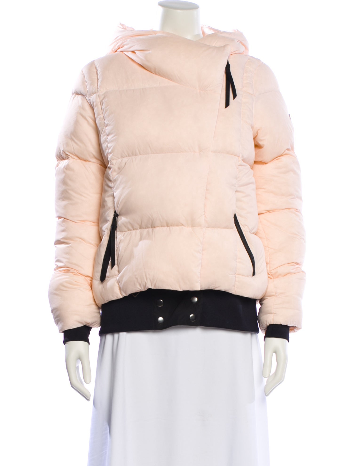 Obermeyer Nylon Striped Down Jacket