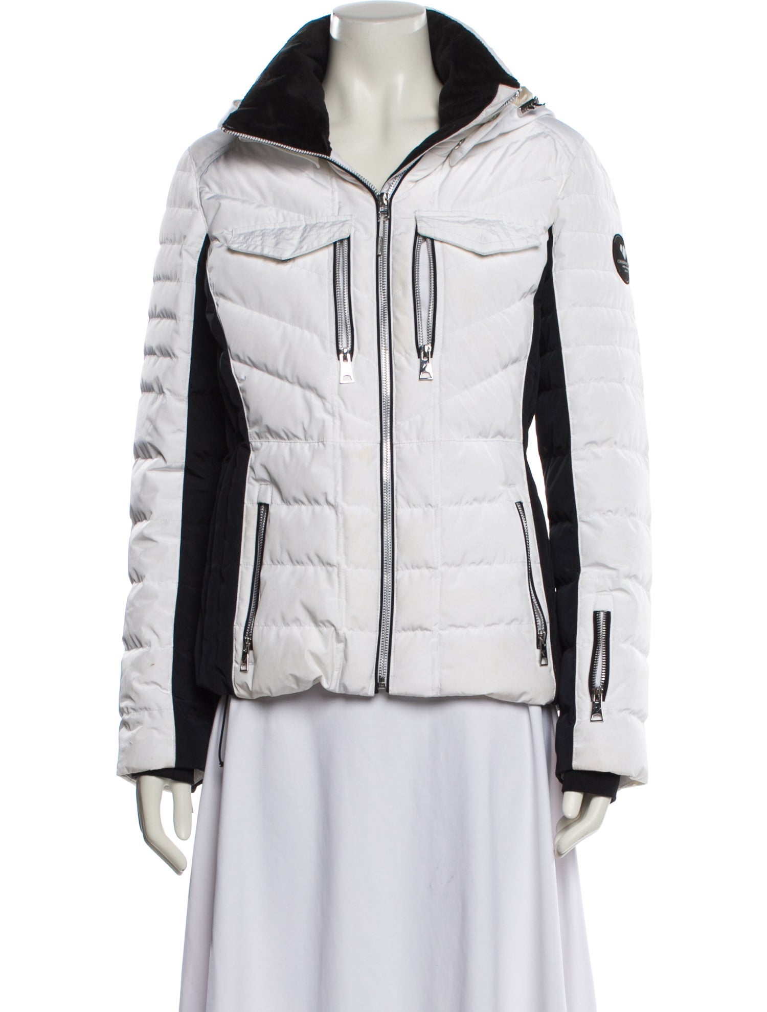 Obermeyer Colorblock Pattern Down Coat