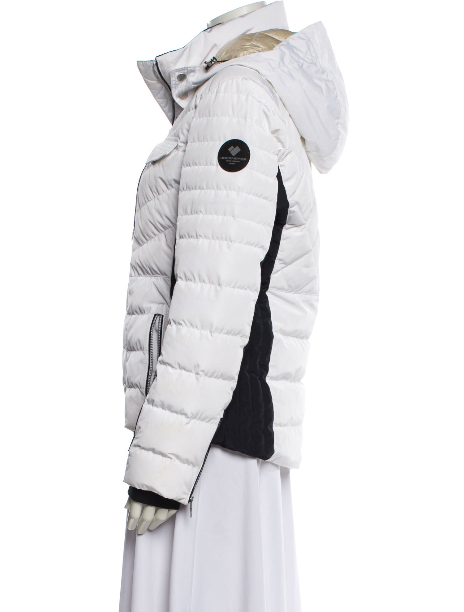 Obermeyer Colorblock Pattern Down Coat