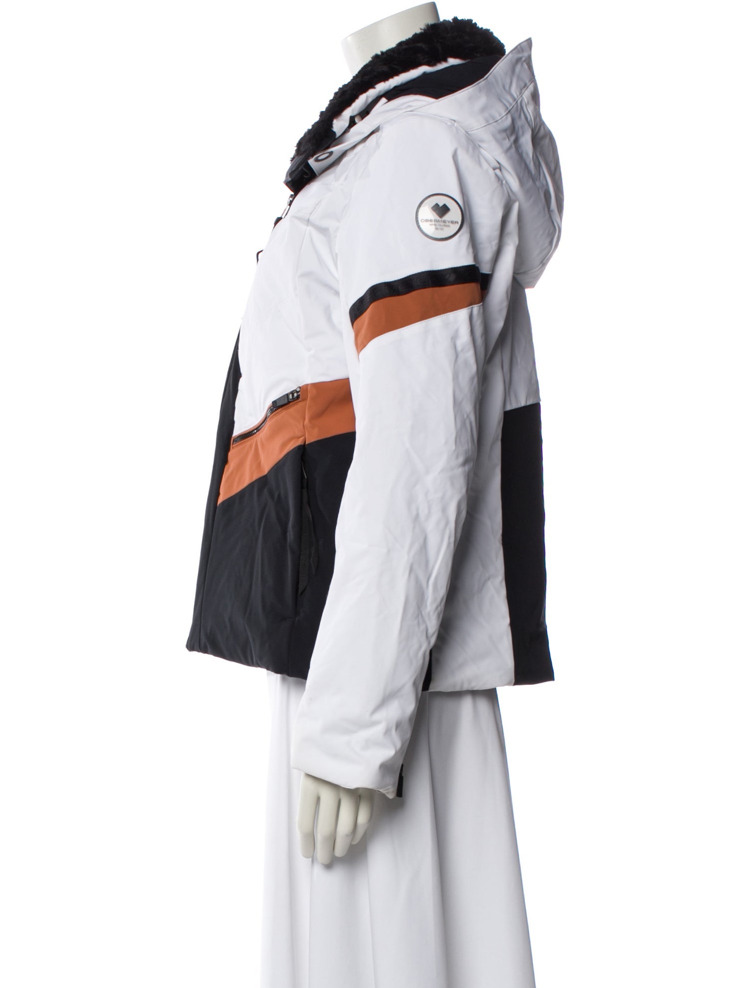 Obermeyer Nylon Colorblock Pattern Jacket