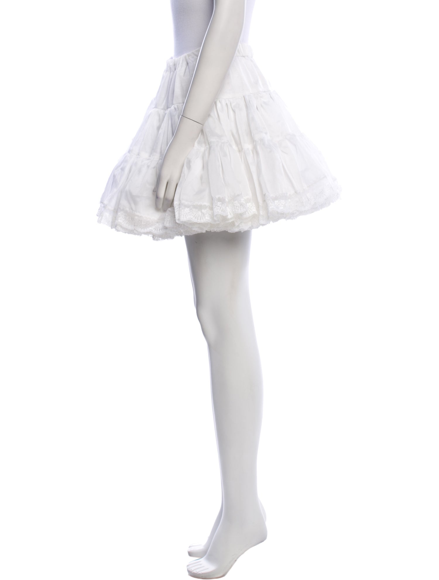 Oliver by Valentino Ruffle Embellishment Mini Skirt