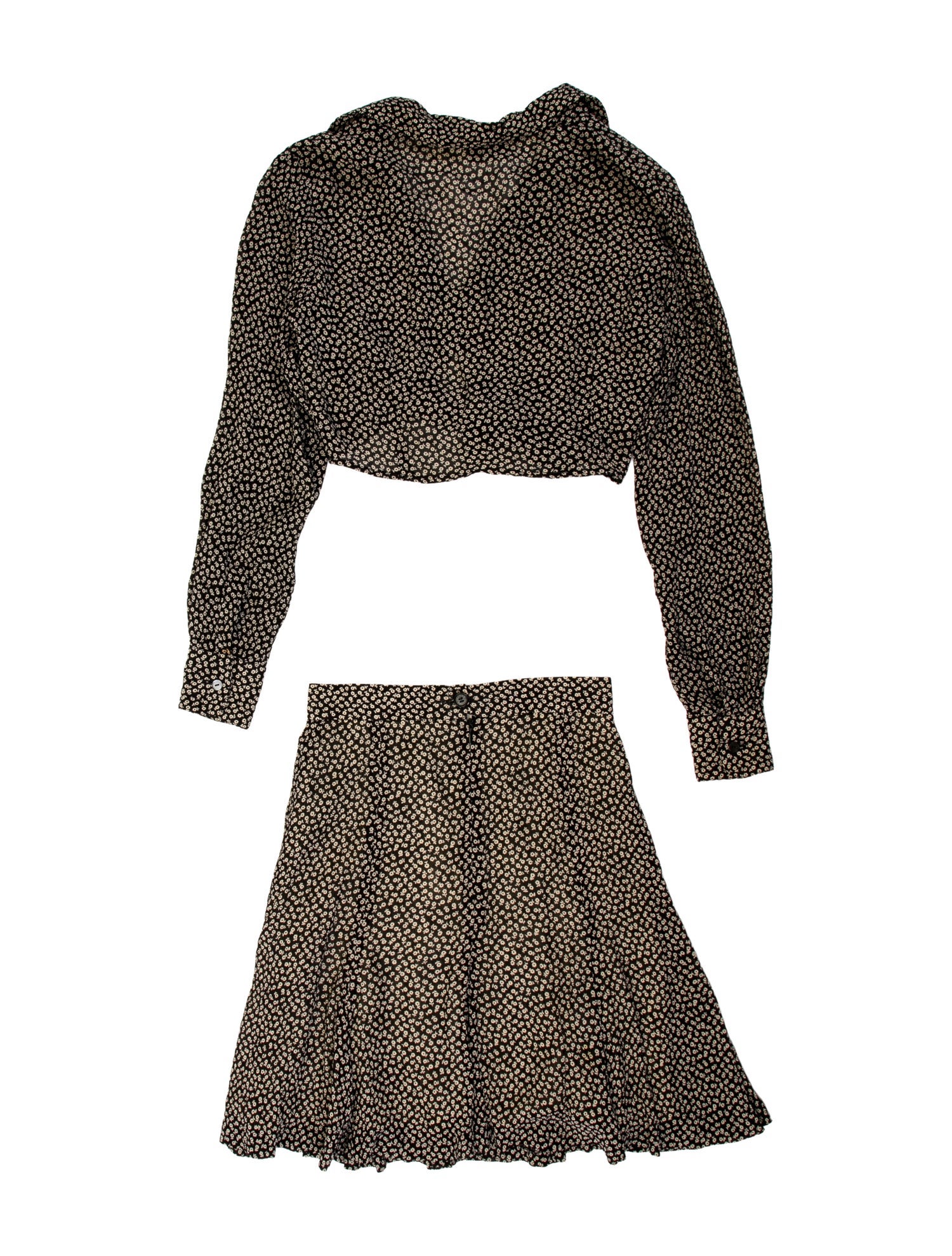 Oliver by Valentino Printed Skirt Suit