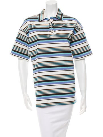 Opening Ceremony Striped Denim Boxy Top w/ Tags