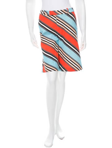 Opening Ceremony Striped Knee-Length Shorts w/ Tags