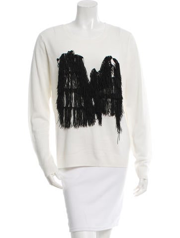 Opening Ceremony Fringe Crew Neck Sweater w/ Tags