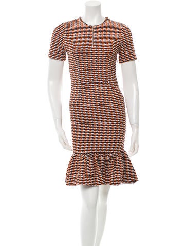 Opening Ceremony Patterned Knee-Length Dress w/ Tags