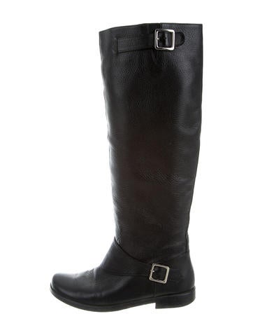 Opening Ceremony Leather Buckle Boots