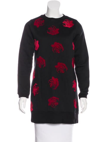 Opening Ceremony Floral Print Crew Neck Sweatshirt