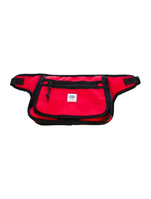Opening Ceremony Canvas Waist Bag Black