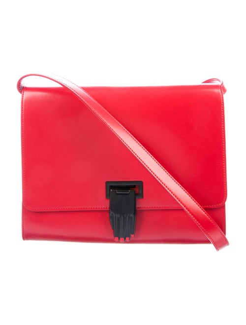 Opening Ceremony Leather Crossbody Bag Red