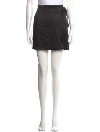 Opening Ceremony Pleated Accents Mini Skirt