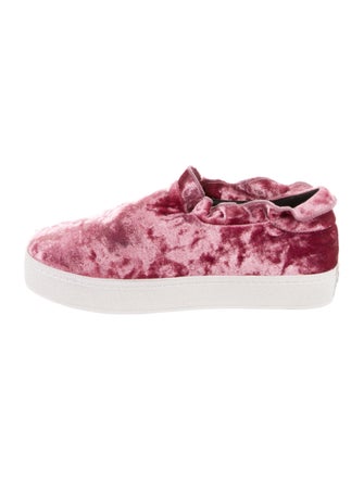 Opening Ceremony Velvet Tie-Dye Print Sneakers