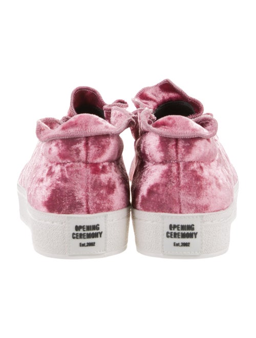 Opening Ceremony Velvet Tie-Dye Print Sneakers