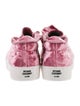 Opening Ceremony Velvet Tie-Dye Print Sneakers