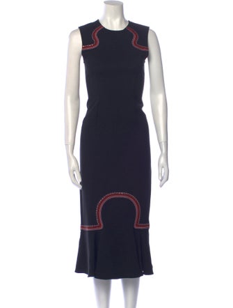 Opening Ceremony Crew Neck Long Dress