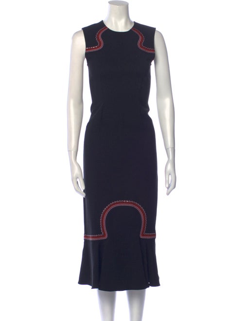 Opening Ceremony Crew Neck Long Dress