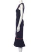 Opening Ceremony Crew Neck Long Dress