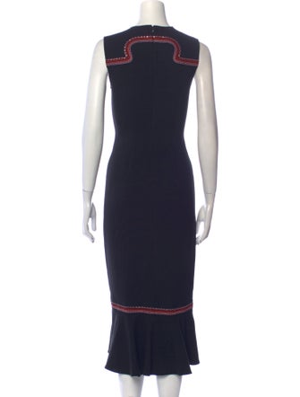 Opening Ceremony Crew Neck Long Dress