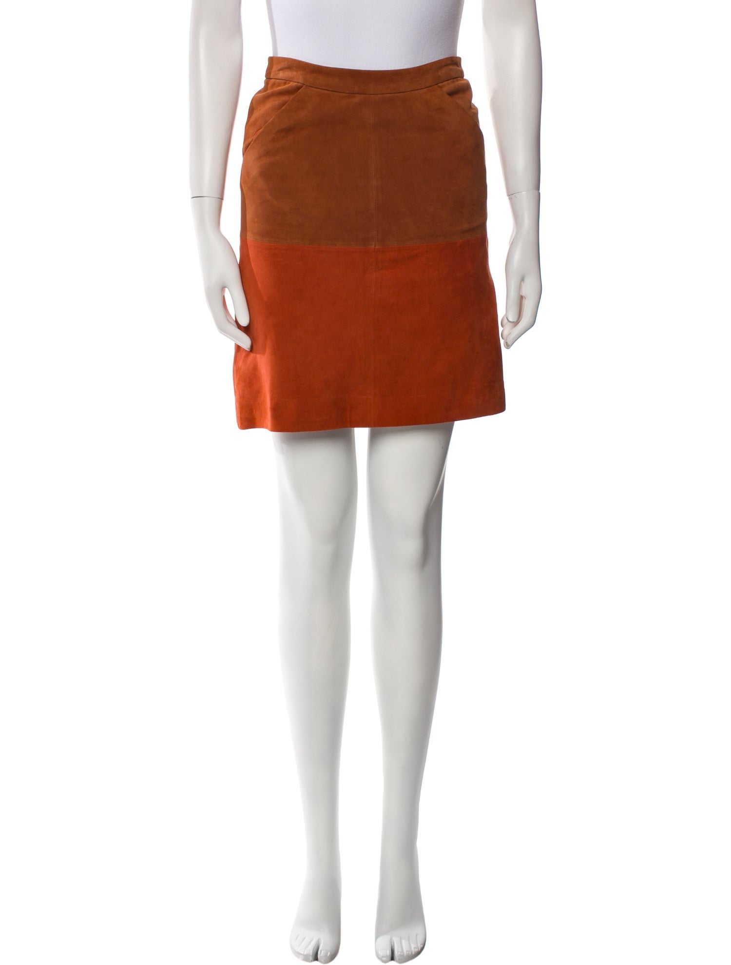 Opening Ceremony Suede Mini Skirt