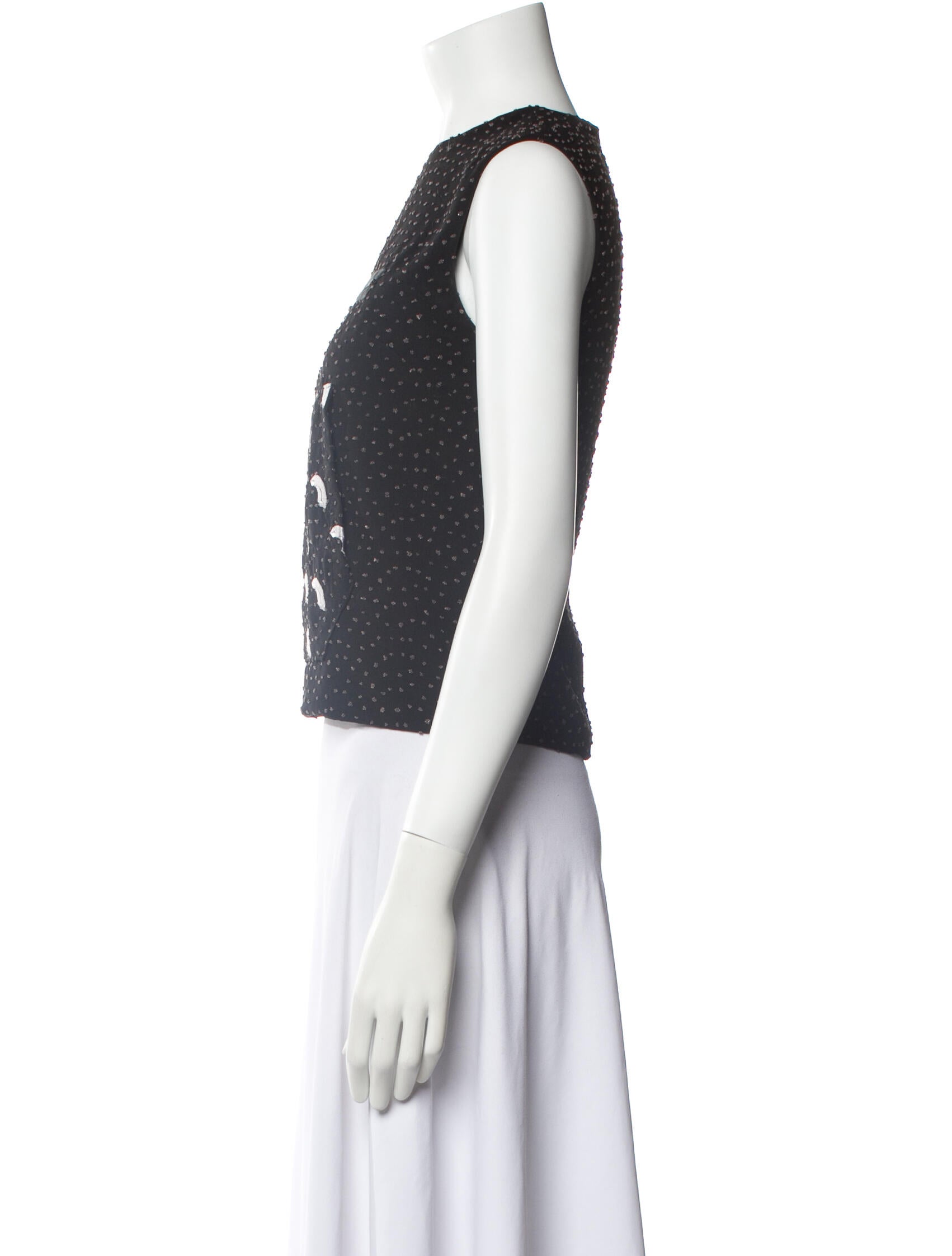 Opening Ceremony Printed Crew Neck Crop Top