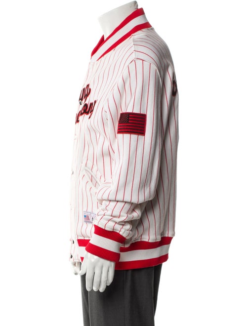 Opening Ceremony Striped Varsity Jacket