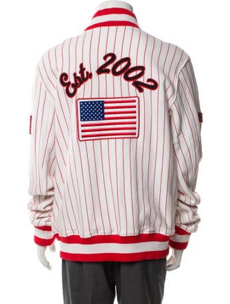 Opening Ceremony Striped Varsity Jacket