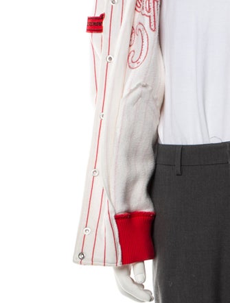 Opening Ceremony Striped Varsity Jacket