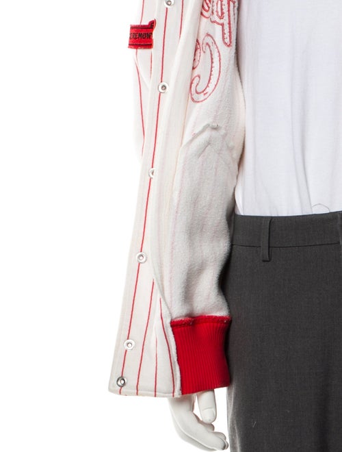 Opening Ceremony Striped Varsity Jacket