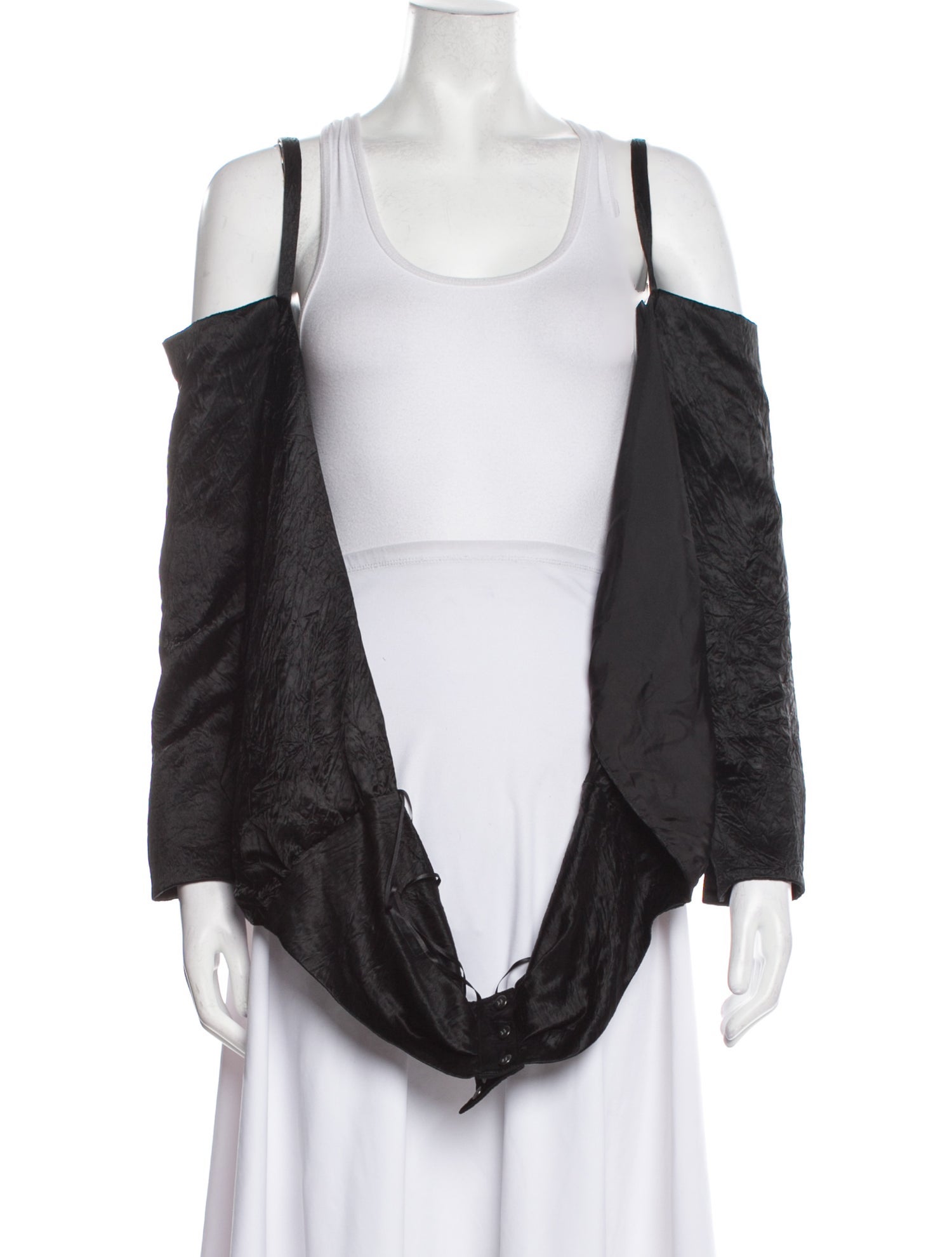 Opening Ceremony Scoop Neck Three-Quarter Sleeve Blouse