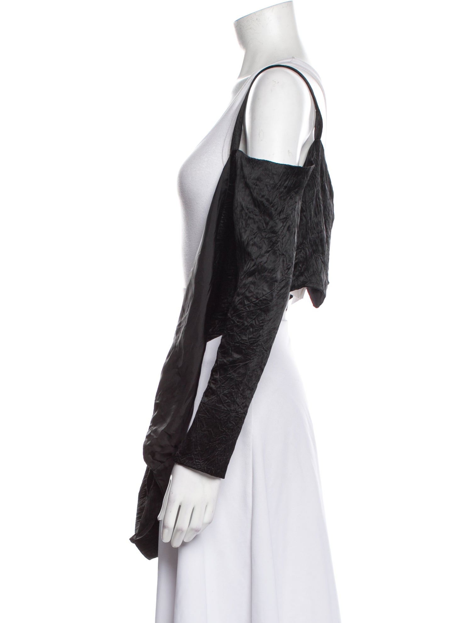 Opening Ceremony Scoop Neck Three-Quarter Sleeve Blouse