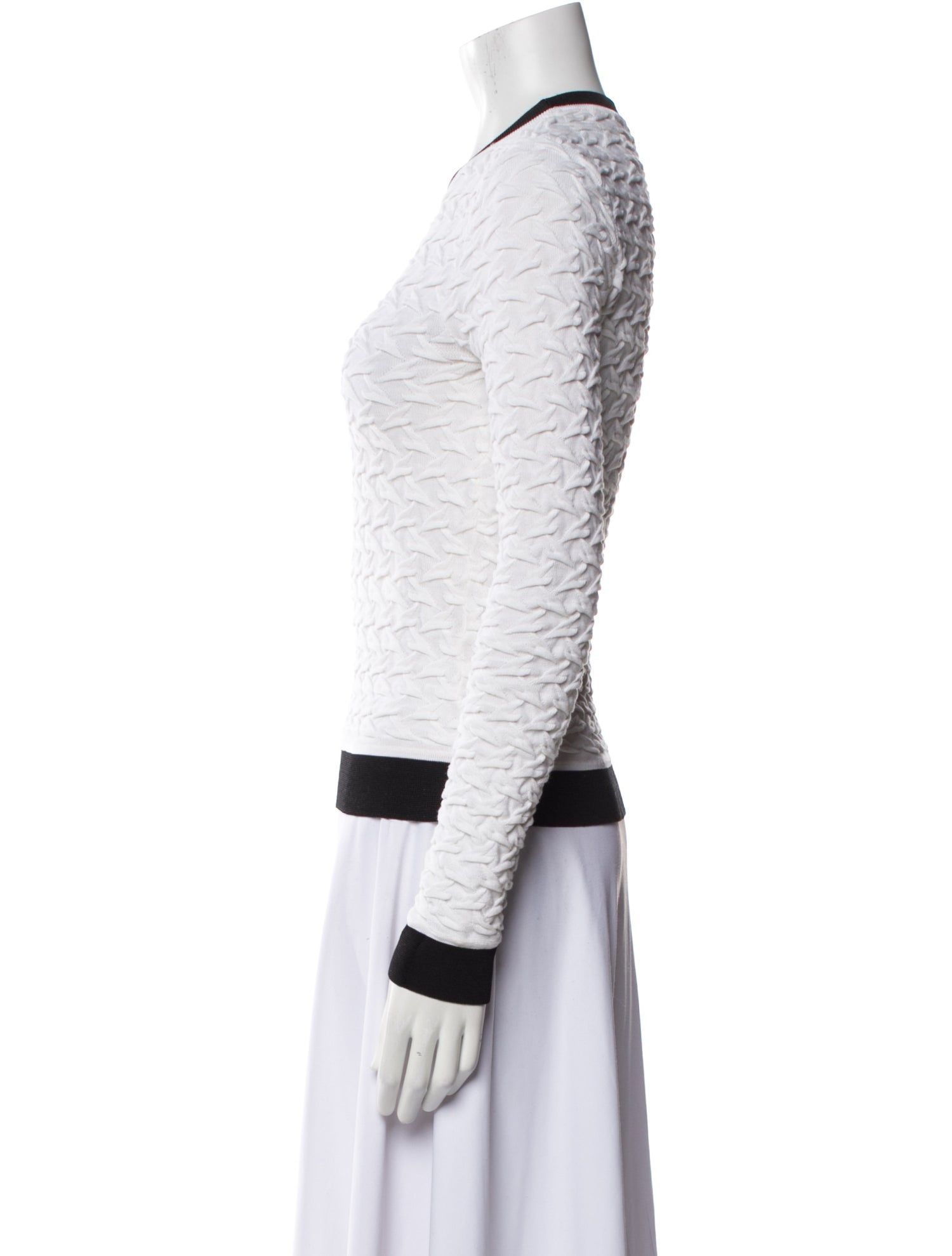 Opening Ceremony Crew Neck Long Sleeve Sweatshirt