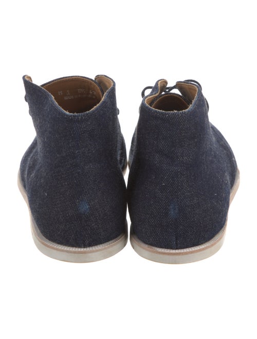 Opening Ceremony Denim Lace-Up Boots