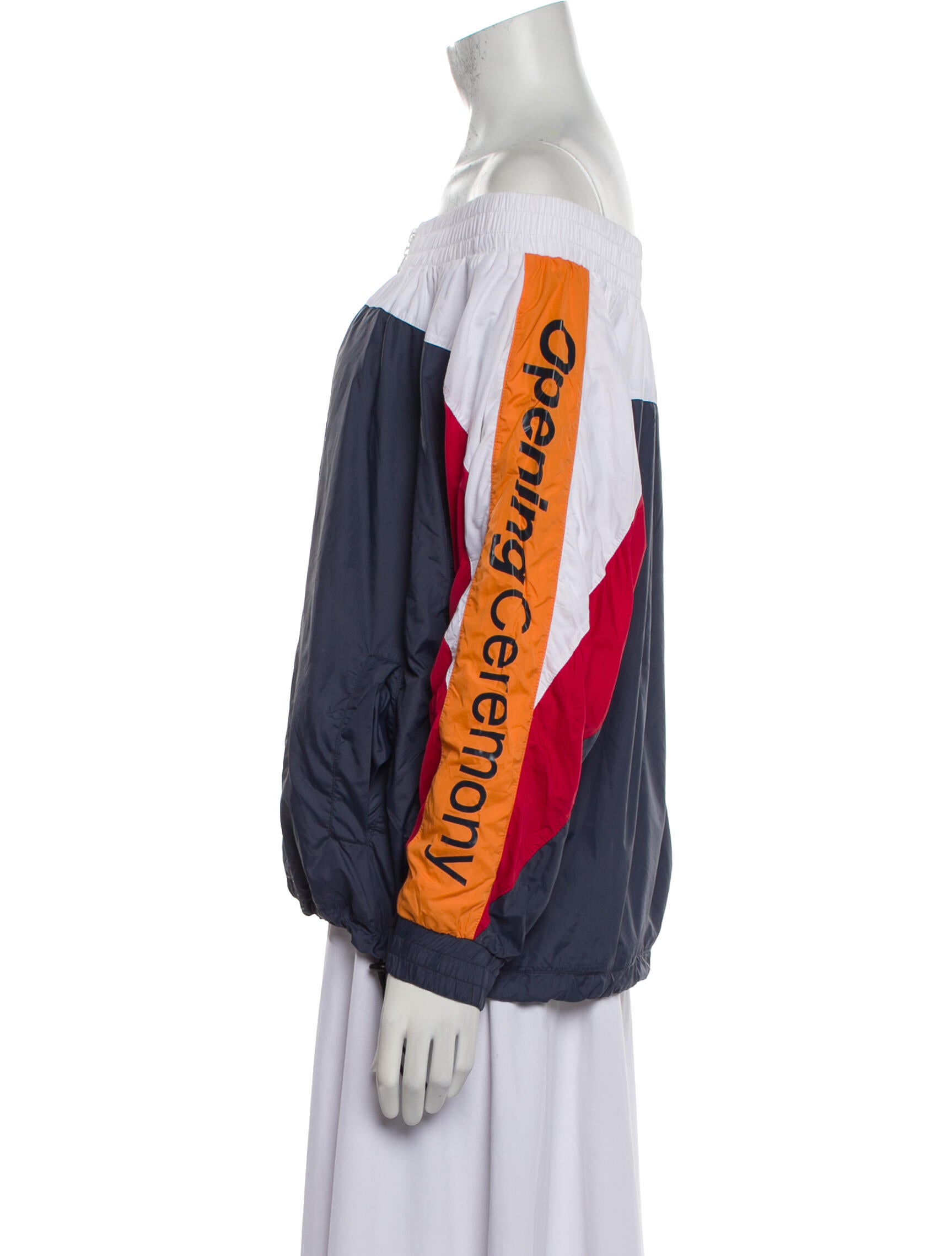 Opening Ceremony Nylon Colorblock Pattern Jacket