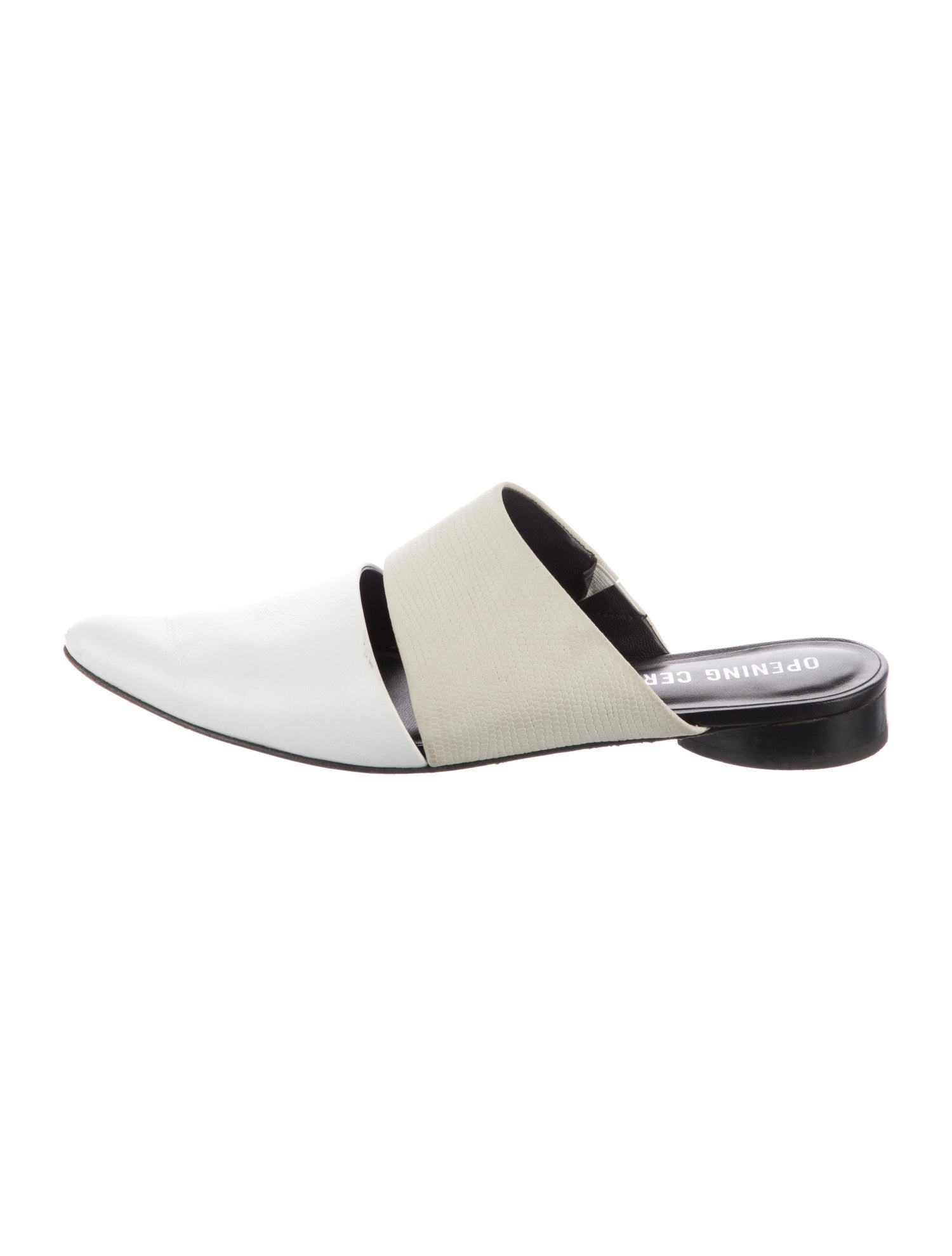Opening Ceremony Leather Mules