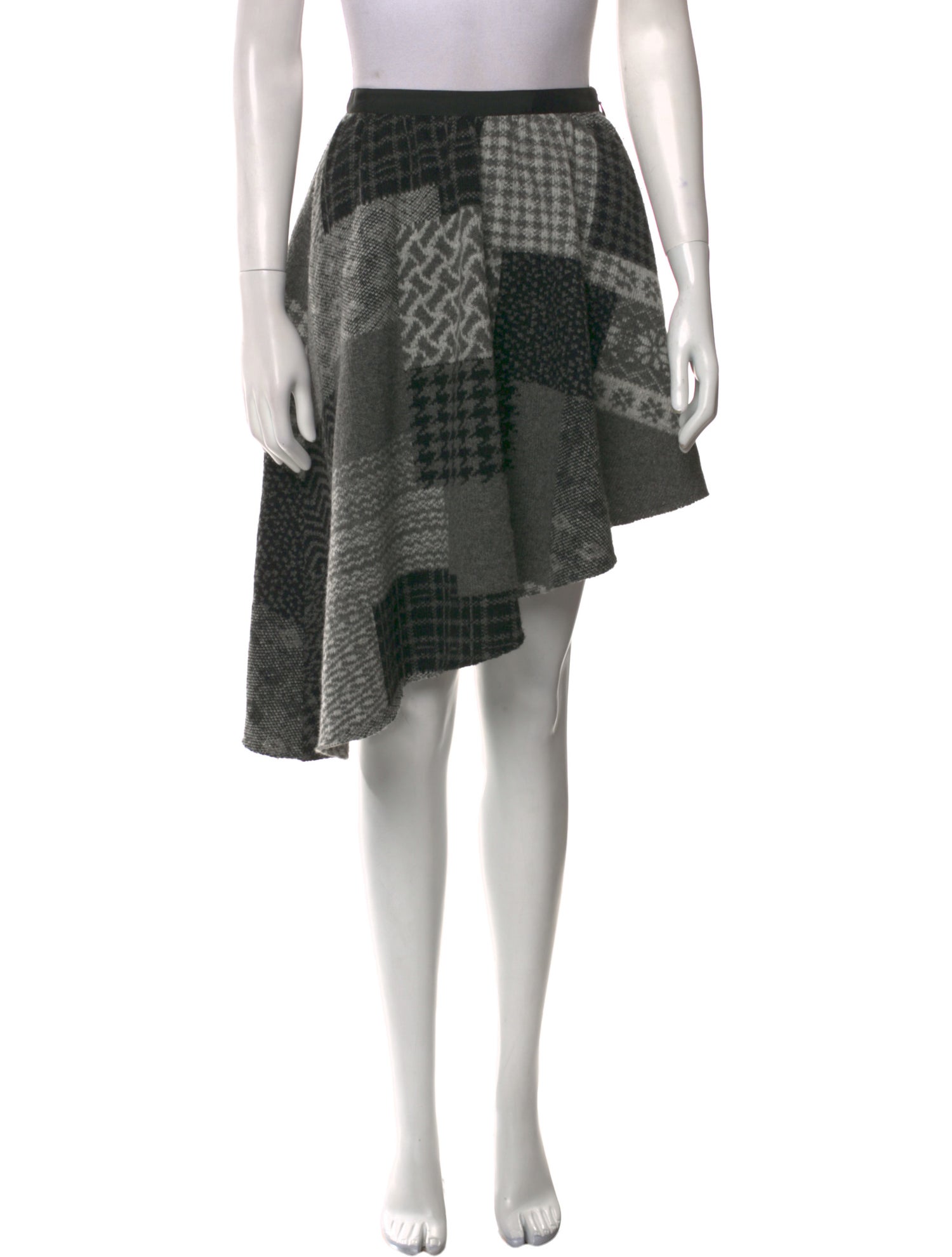 Opening Ceremony Plaid Print Knee-Length Skirt