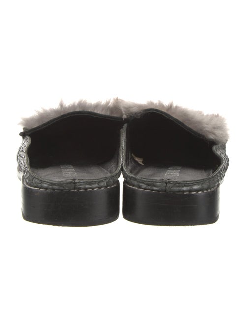 Opening Ceremony Snakeskin Animal Print Mules