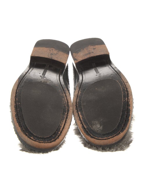 Opening Ceremony Snakeskin Animal Print Mules