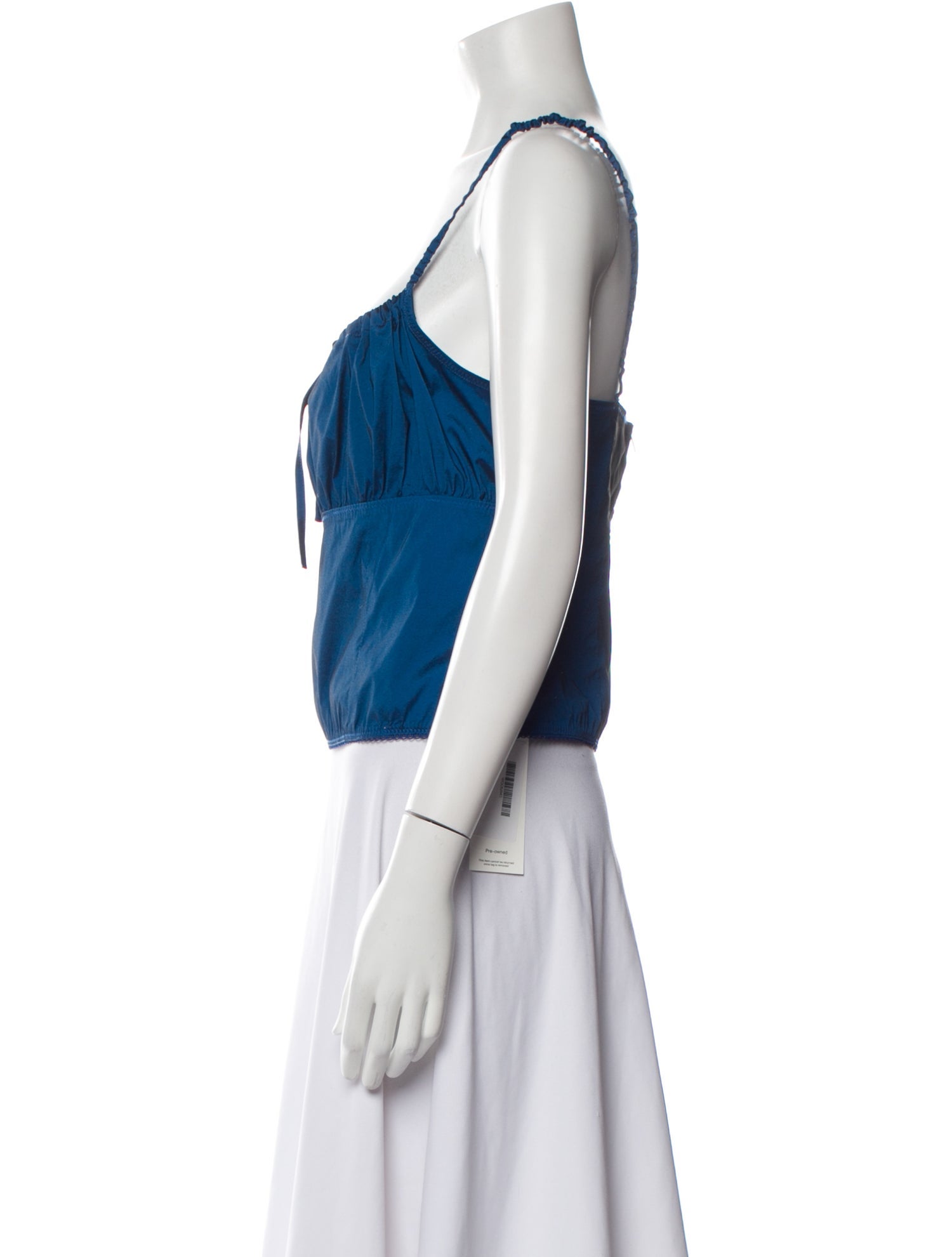 Opening Ceremony Square Neckline Sleeveless Crop Top