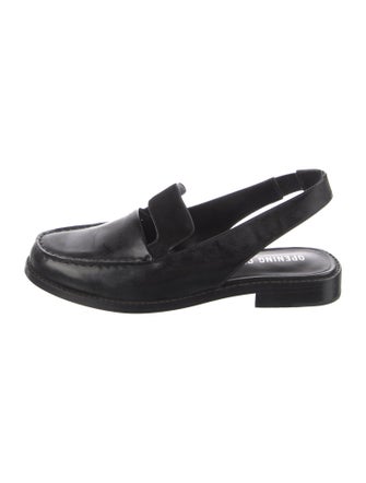 Opening Ceremony Leather Slingback Flats