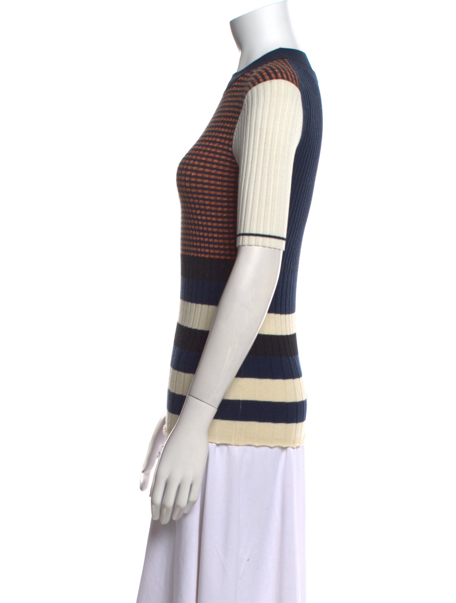 Opening Ceremony Striped Crew Neck Sweater