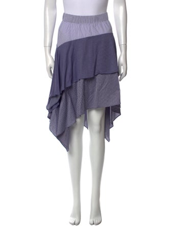 Opening Ceremony Striped Midi Length Skirt