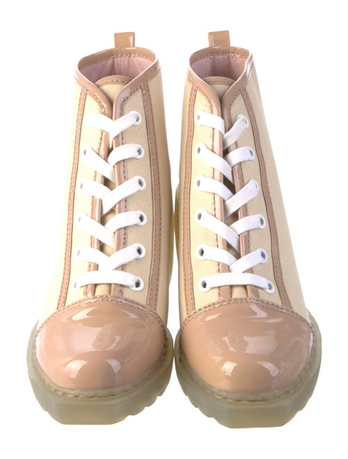 Opening Ceremony Canvas Lace-Up Boots